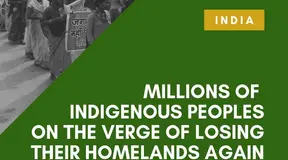 INDIA: Millions of Indigenous Peoples on the verge of losing their homelands again