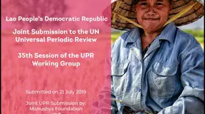 Lao: Joint Submission to the UN Universal Periodic Review 35th Session of the UPR Working Group