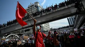 Human rights groups condemn violence against peaceful protestors in Myanmar