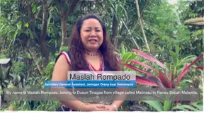 International Biodiversity Day: Solidarity Message from Ms. Maslah Rompado, Malaysia