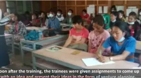 Myanmar: Enabling Covid19 Affected Vulnerable Youths with Entrepreneurship Skills