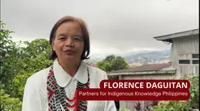 Indigenous Peoples Voices on Biodiversity: Ms. Florence Daguitan, Philippines