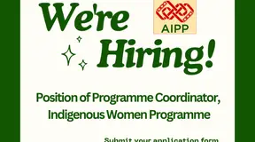 Call for Application: Indigenous Women Programme Coordinator