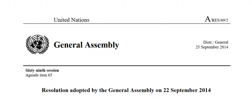Outcome Document of the World Conference on Indigenous Peoples (WCIP) 2014