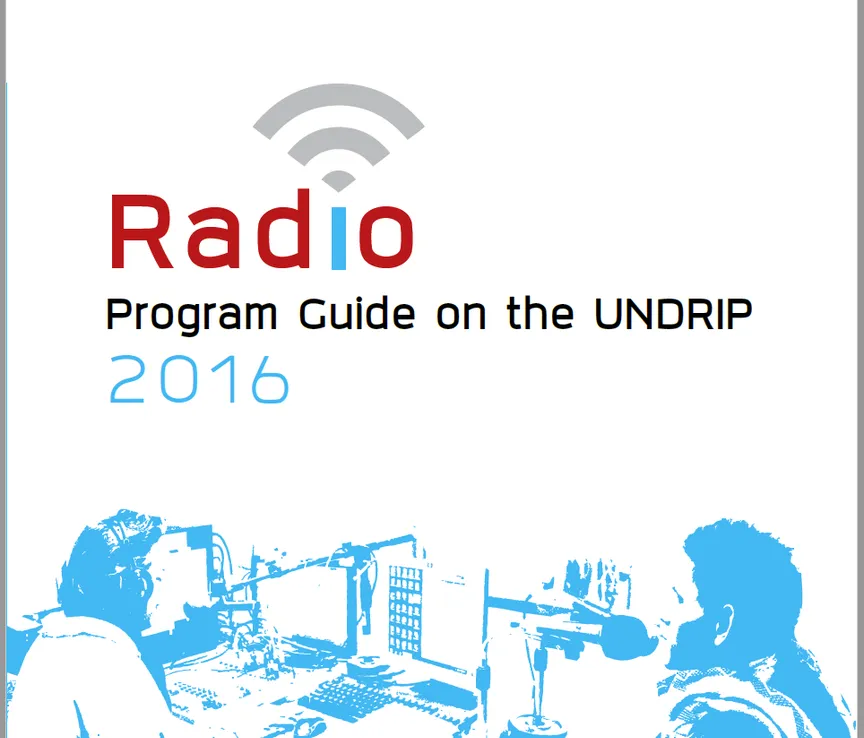 Radio Program Guide on the UNDRIP