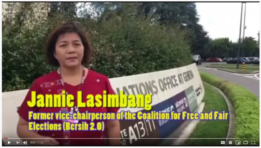 Solidarity for Jannie Lasimbang
