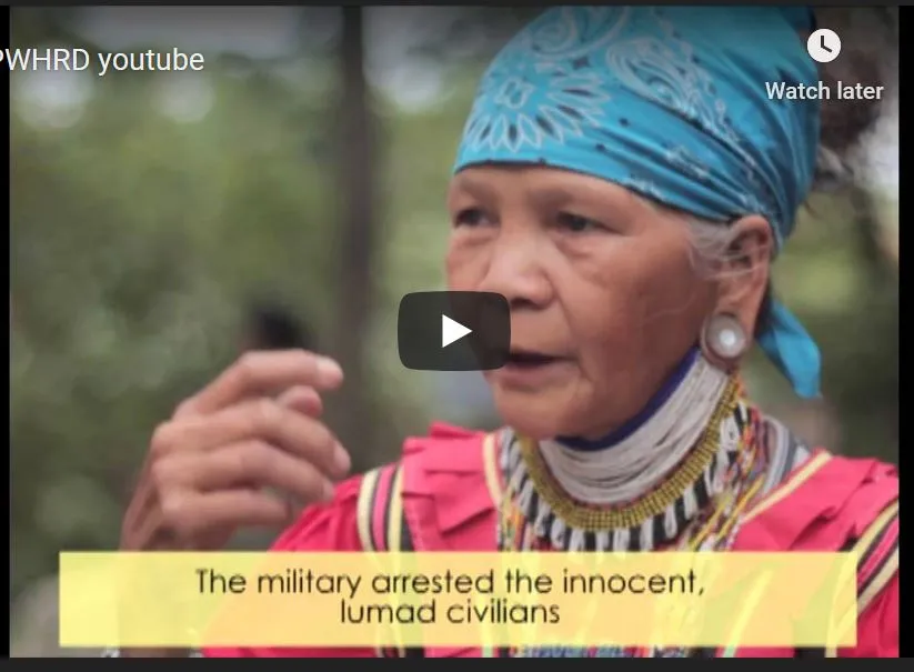 Voices of indigenous women human rights defenders from the Philippines