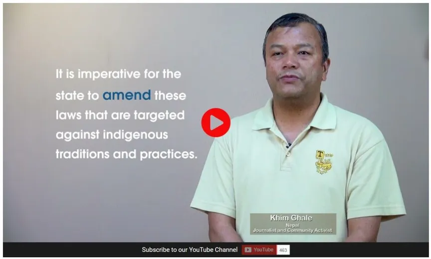 Indigenous Peoples’ Voices on Biodiversity: Mr. Khim Ghale – Nepal
