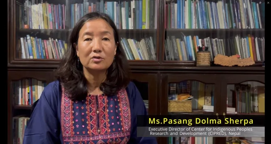 Indigenous Peoples Voices on Biodiversity: Ms. Pasang Dolma Sherpa, Nepal