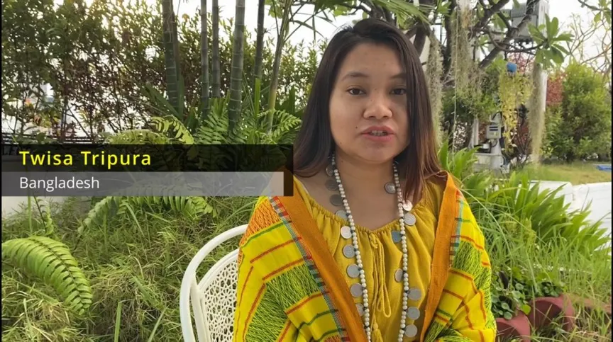 Indigenous Peoples Voices on Biodiversity: Ms. Twisa Tripura, Bangladesh