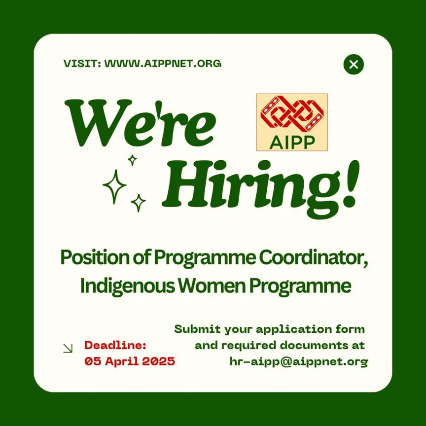 Call for Application: Indigenous Women Programme Coordinator