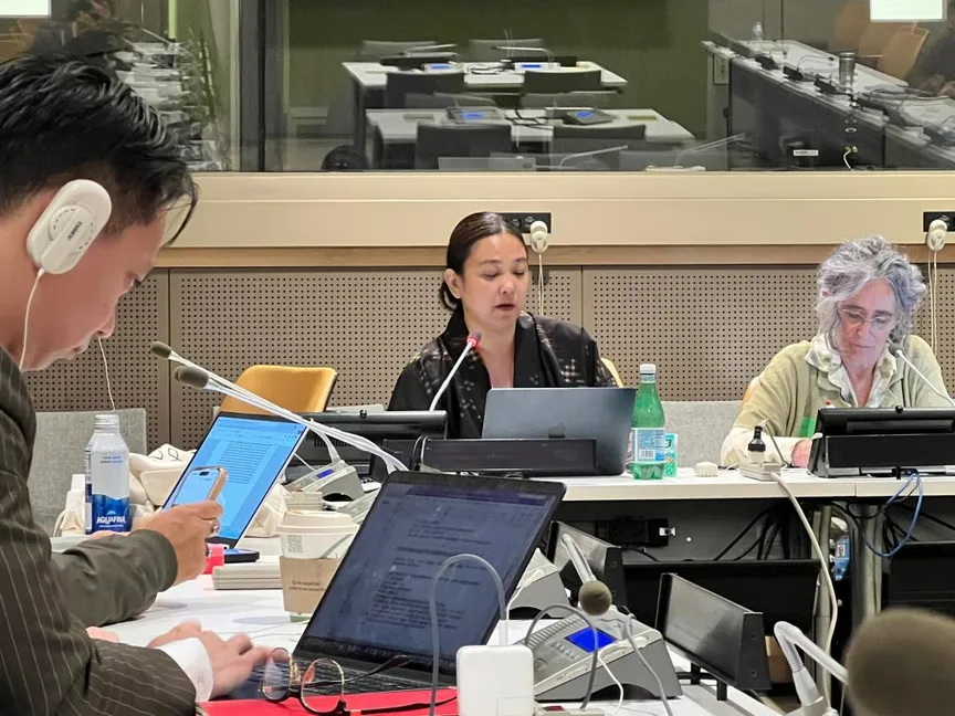 UNPFII24: Exploring Multiple Pathways Towards the Realization of Self-Determination for Indigenous Peoples in Asia, presented by Shinako