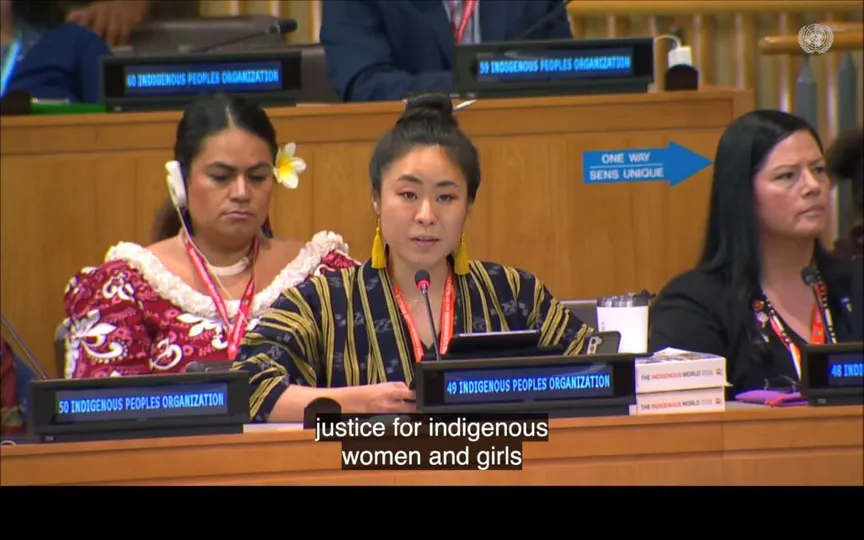 UNPFII25: Item 5 (d)- Human rights dialogue with the Special Rapporteur on the rights of Indigenous Peoples and the Expert Mechanism on the Rights of Indigenous Peoples; annual review of progress on the implementation of general recommendation No. 39 (2022)