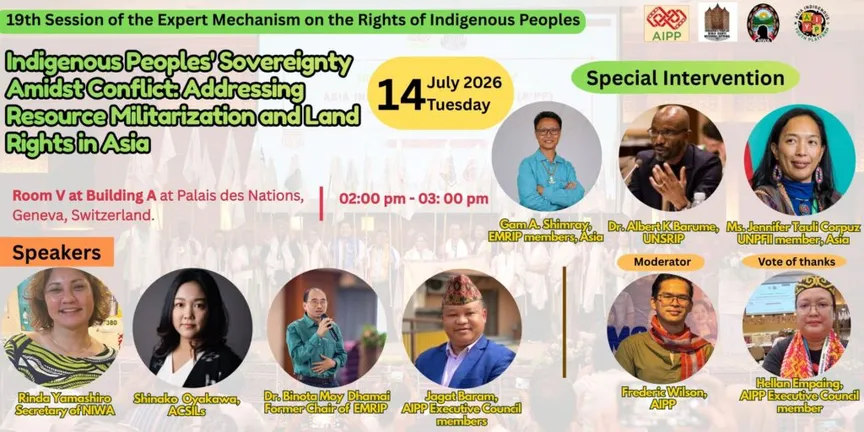 Indigenous Peoples’ Sovereignty Amidst Conflict: Addressing Resource Militarization and Land Rights in Asia