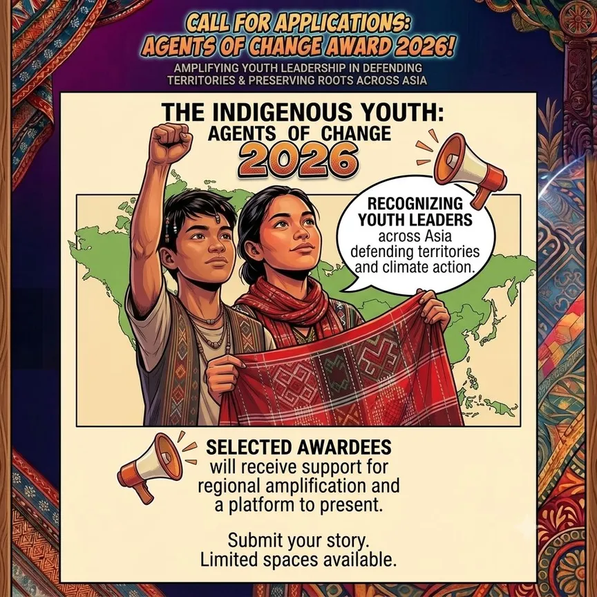CALL FOR APPLICATIONS: Indigenous Youth Agents of Change Award 2026