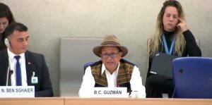 Benito Calixto Guzman-read out statement -UNFBHR
